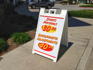 Sidewalk Signs Great for President's Day Sales!