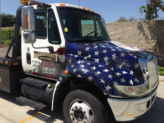 Fleet Tow truck graphics and wraps Anaheim CA