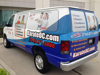 Materials used in vehicle wraps in Orange County