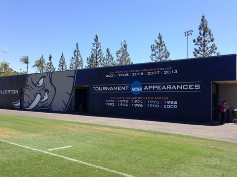 Announce school pride with wall wraps in Orange County
