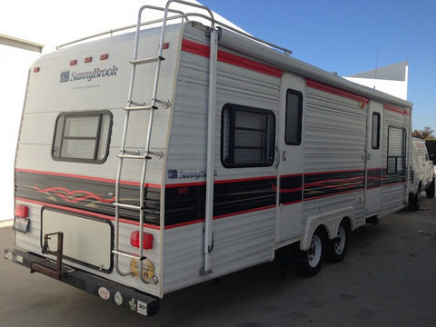 Vehicle graphics for RV trailers Orange County