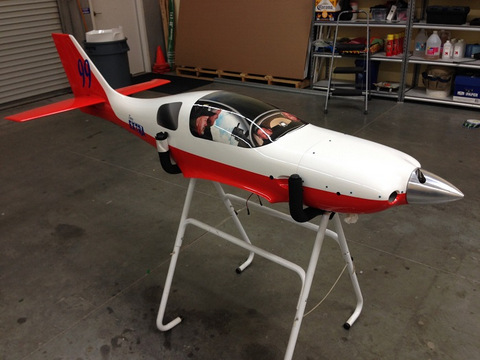 Remote control plane vinyl decals Orange County