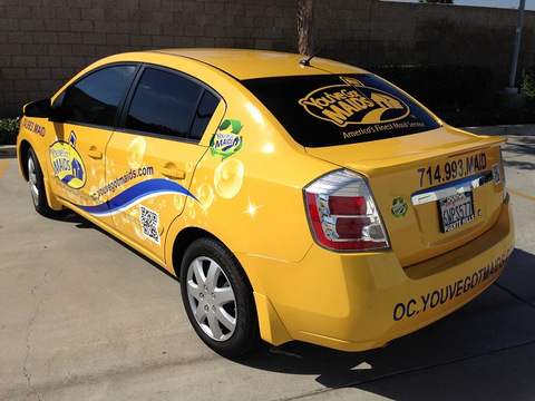 Car wraps for franchises Orange County