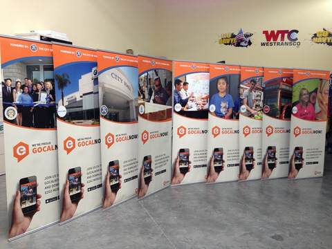 Trade show retractable banner stands Orange County