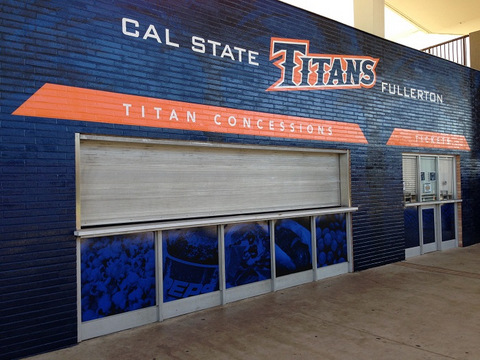 Vinyl wall wraps great for schools and gyms in Orange County