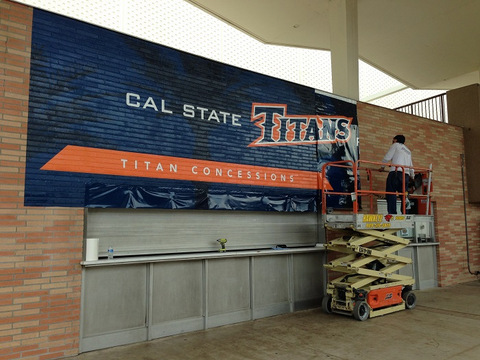 How are vinyl wall wraps installed in Orange County