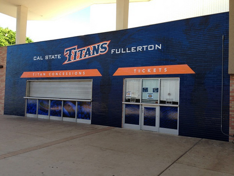 Vinyl Wall Wraps for School Concession Stands in Orange County