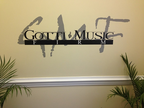 Vinyl wall graphic lobby signs