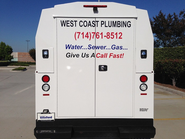 Work Truck Lettering for Contractors in Orange County