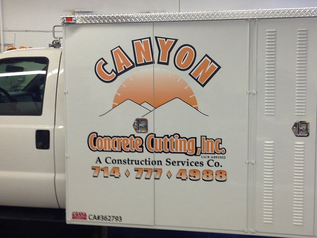 Advertise with contractor truck graphics in Buena Park CA