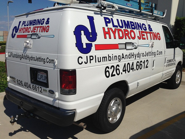 Van graphics for Orange County Contractors