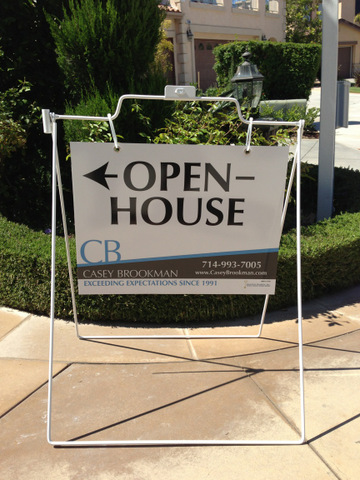 Open House Real Estate Signs Orange County