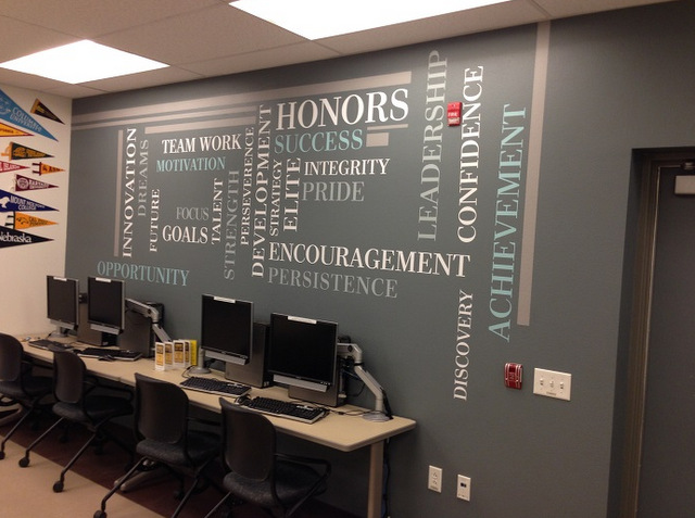 Wall graphics for schools in Orange County
