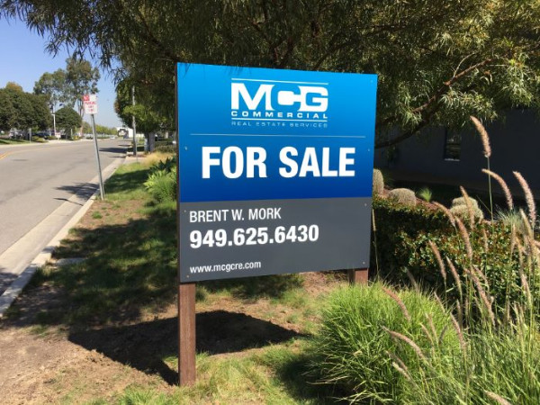 Commercial Property For Sale Signs in Orange County CA