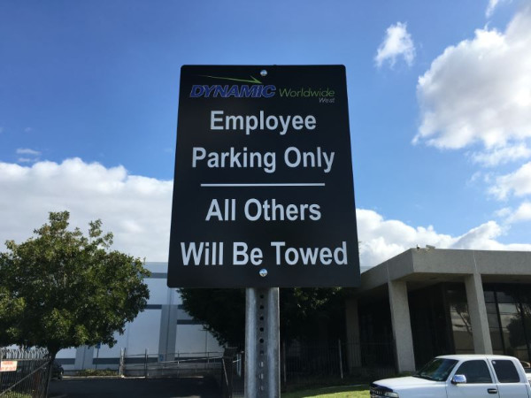 Parking Signs for Property Management Companies in Orange County CA