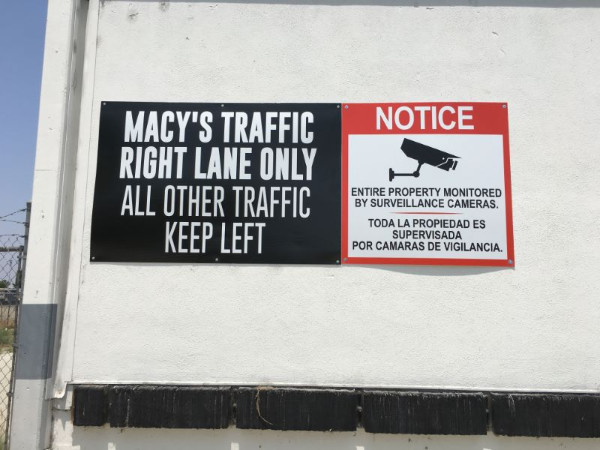 Video Surveillance Signs in Orange County CA