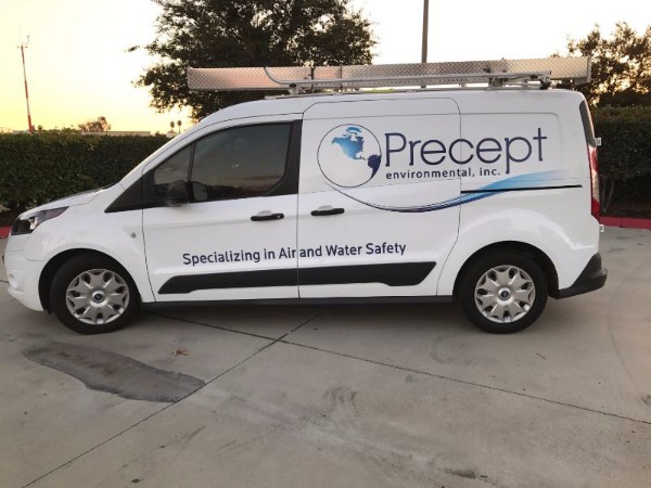 Vehicle Graphics for Ford Transit Connect Vans in Orange County CA