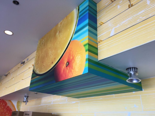 Restaurant wall graphics and murals in Orange County CA