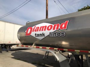Vinyl Decals for Tanker Trucks in Los Angeles County
