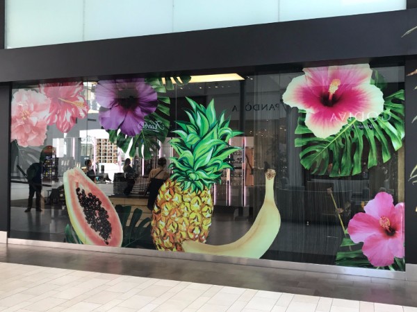 Window Graphics for Mall Retailers in Orange County CA