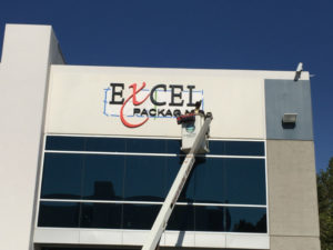 3D Letter Building Sign Installations in Orange County CA