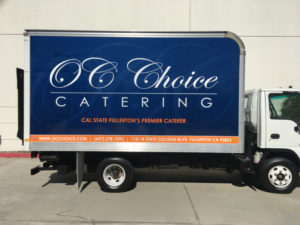 Delivery Truck Graphics for CSUF Dining