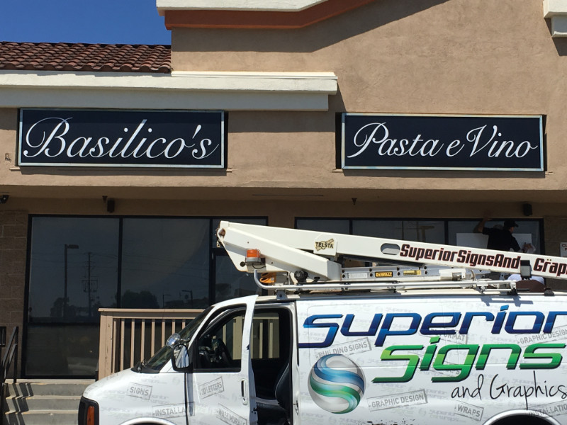 Restaurant Relocation Signs and Graphics Orange County CA