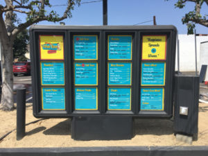 Drive Through Restaurant Menu Boards | Fullerton CA