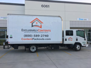Delivery Box Truck Vinyl Graphics Orange County CA