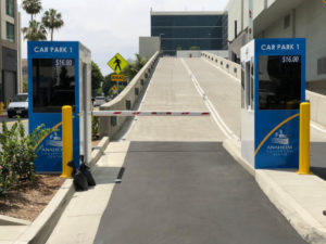 Vinyl Graphics for Parking Lot and Toll Booths Anaheim CA