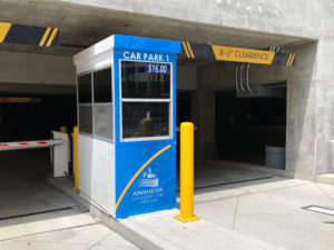 Parking Garage Pay Booth Graphics Anaheim CA