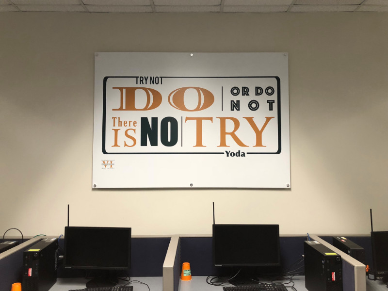 Motivational Wall Graphics for Colleges in Whittier CA