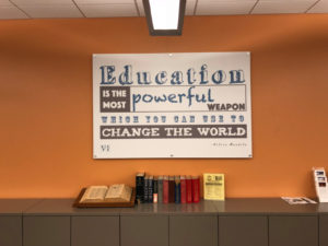 Custom wall graphics for colleges in Whittier CA