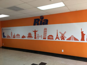 Wall murals for retail stores in Orange County CA