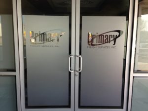 Etched and Frosted Window Graphics Orange County CA