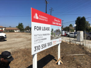 Building Development Coming Soon Signs Orange County CA