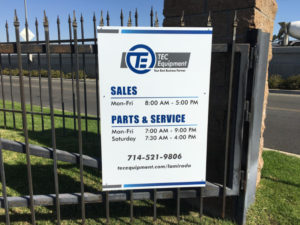 Gate and Logo Signs for Auto Dealers in La Mirada CA