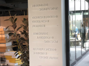 Three dimensional lettering for lobbies