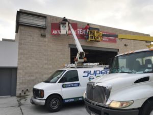Auto Repair Sign Installation Fullerton CA