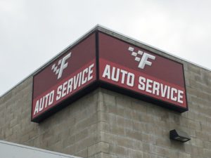 Auto Service Center Signs and Graphics Fullerton CA
