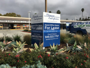 Commercial Property For Lease Signs Anaheim CA