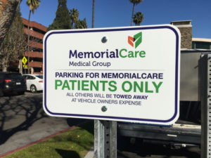 Parking Lot and Wayfinding Signs in Anaheim CA