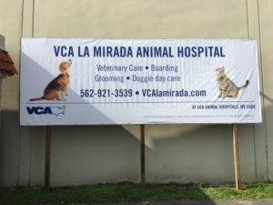 Large format banners in La Mirada CA