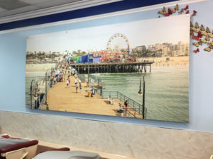 Custom designed wall murals for salons in Los Angeles CA