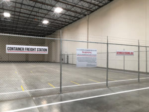 Custom Warehouse Chainlink Signs Los Angeles CA
