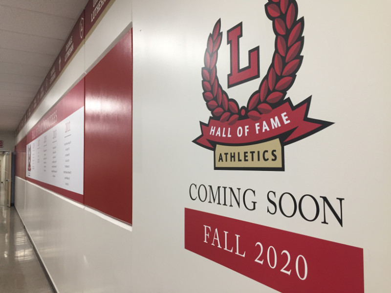 Wall Graphics for High School Athletics Department in Orange CA